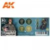 AK Interactive AK11761 US MODERN PILOT UNIFORM COLORS 4x17 ml